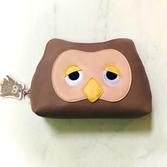 Jellycat Bags Jellycat Bag Nwtowl Themed Appliqu Cosmetic Bag